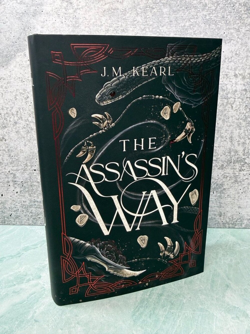 Fairyloot The Assassin's Way by J.M. Kearl Signed Hardback Sprayed Edges